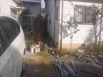長野県松本市元町屋根板金足場2