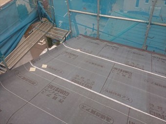 長野県松本市元町屋根コロニアルカバー板金7