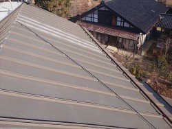 長野県下條村トタン屋根現状5