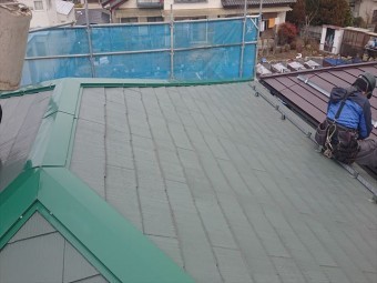 長野県松本市元町屋根カバー4