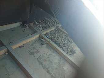 下條村下屋根張替え2