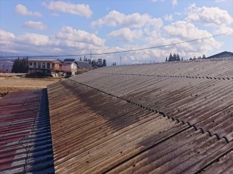 下條村倉庫屋根カバー7