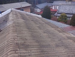 下條村倉庫屋根カバー19
