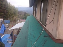 下條村下屋根張替え14