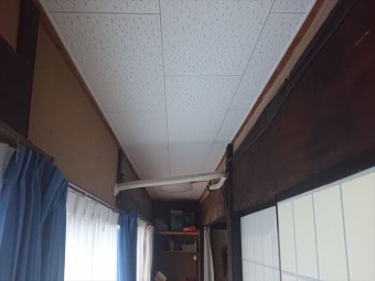 下條村下屋根張替え17