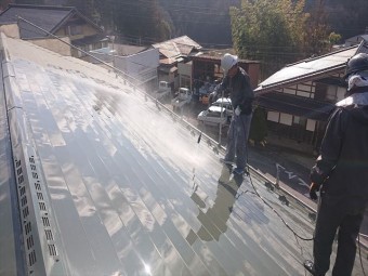下條村シャネツ塗装7