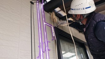 飯田市駄科外壁塗装コーキング交換5
