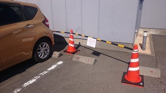 塩尻市アパート外壁足場4