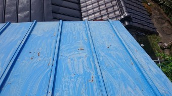 下條村トタン屋根現調4