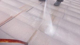 飯田市上殿岡 屋根外壁木部塗装洗浄5