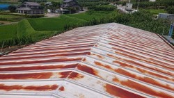飯田市大瀬木柿ハウス現調1