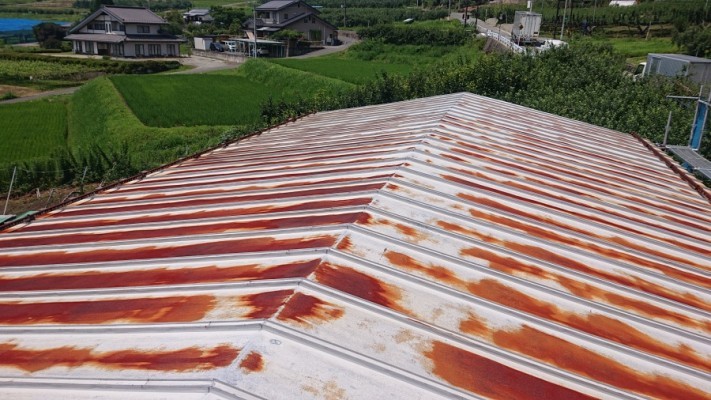 飯田市大瀬木柿ハウス現調1