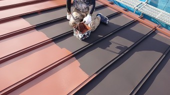 飯田市大瀬木柿ハウス中塗り3