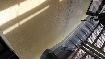 飯田市北方モルタル外壁洗浄4