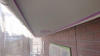 飯田市北方外壁塗養生5