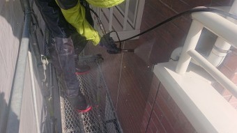 飯田市北方外壁塗装洗浄4
