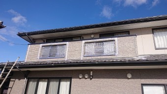 飯田市龍江 ベランダ補修コーキング2