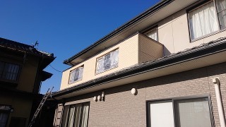 飯田市龍江 ベランダ補修上塗り4