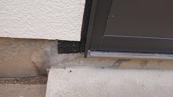 下伊那郡松川町サッシ入れ替え左官4