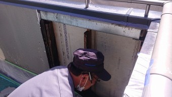 松川町パナホームベランダ補修3