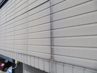 日の当たる場所の外壁です