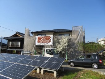 足場完成です