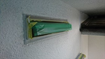 塩尻市屋根カバー外壁塗装養生2