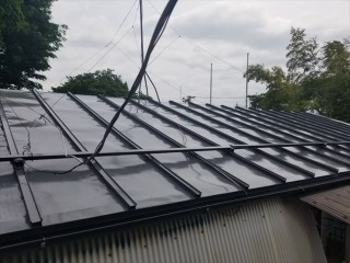 上塗り中です 完成しました