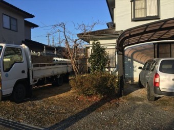 足場組み前