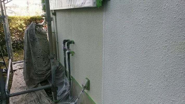外壁のしたぬりです