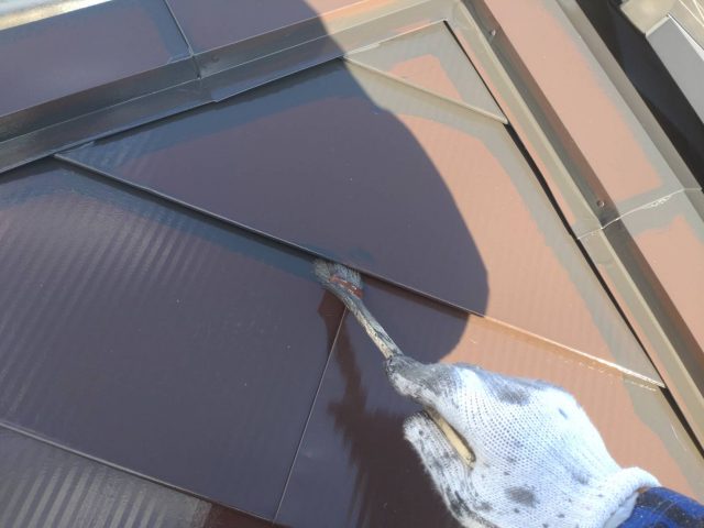 飯田市金属屋根塗装