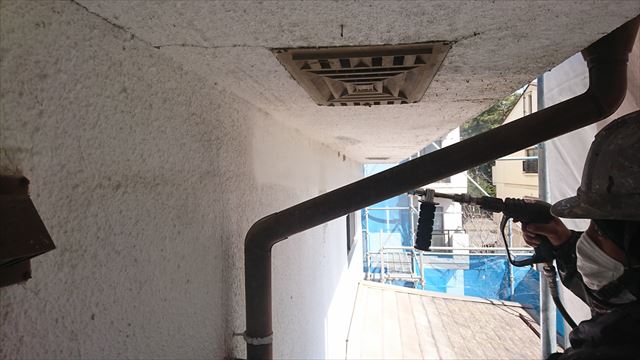 塩尻市外壁塗装屋根カバー洗浄9
