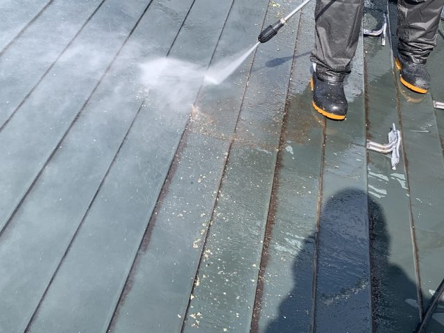 伊那市K邸洗浄作業