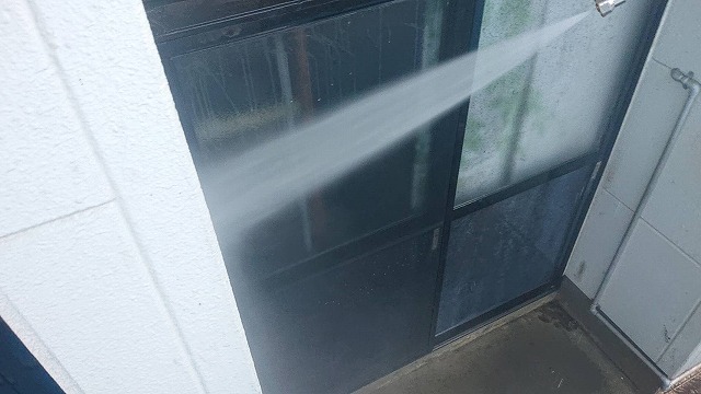 宮田村Pボード外壁塗装洗浄2
