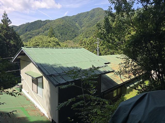 トタン屋根の無料点検を実施した住宅