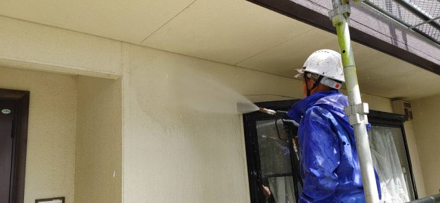 松川町外壁屋根塗装洗浄
