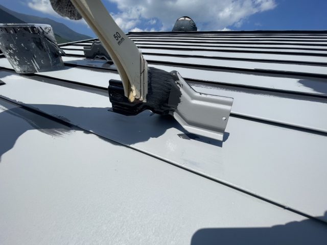 伊那市K邸中塗り