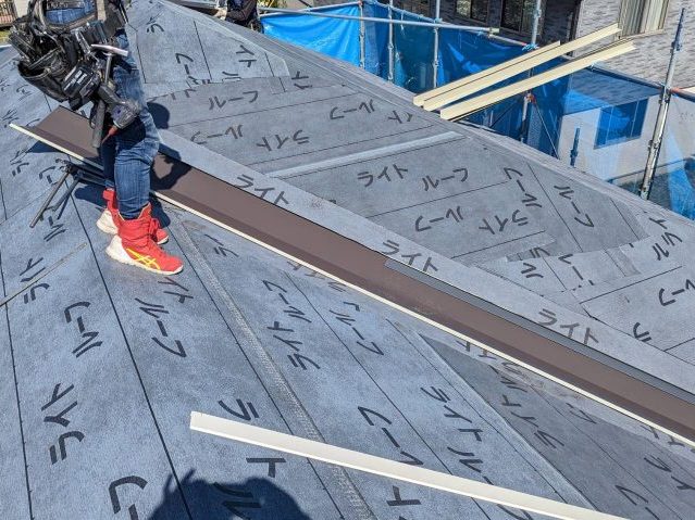 駒ヶ根市　築20年以上のスレート屋根をSGL鋼板に葺替えます