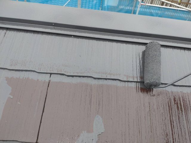 宮田村N様コロニアル屋根塗装
