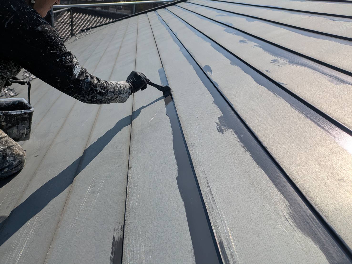 サビ止め塗料の塗布