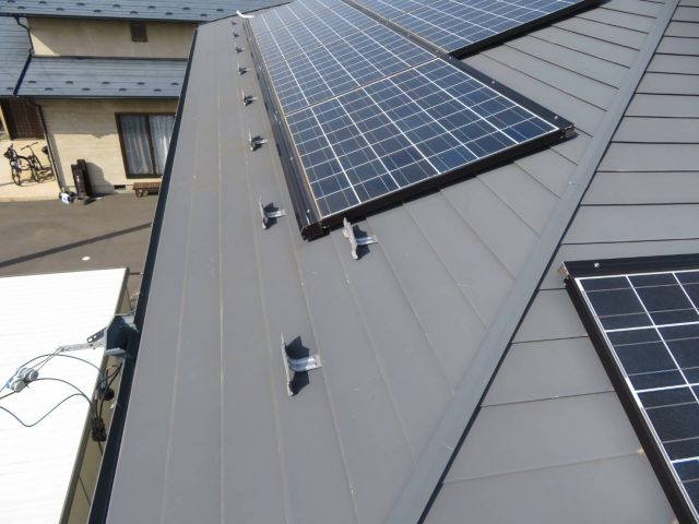 南箕輪村T邸施工前屋根