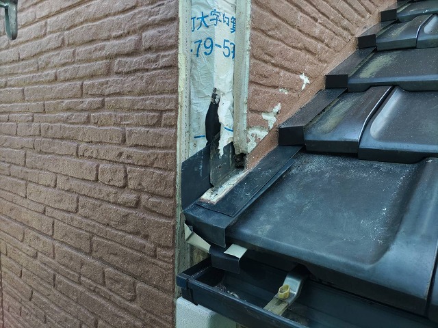 伊那市富県ALC外壁塗装補修1