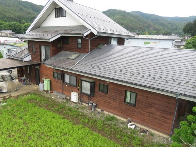 伊那市F邸木部塗装施工前