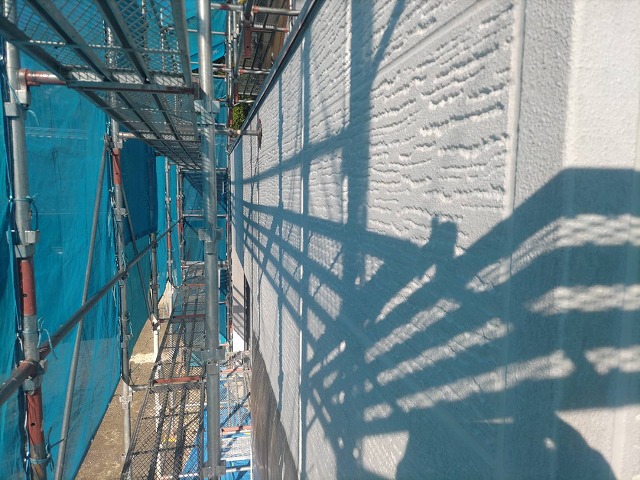 伊那市富県ALC外壁塗装下塗り2