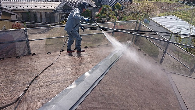 宮田村外壁屋根塗装洗浄1