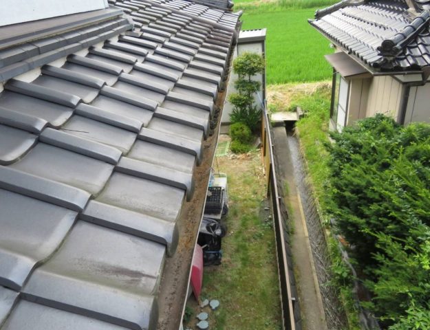 駒ヶ根市T邸雨樋交換施工前