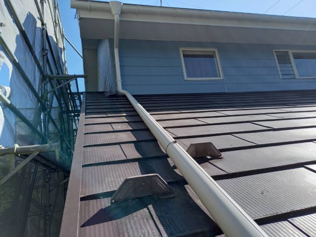 伊那市M邸雨樋交換完成