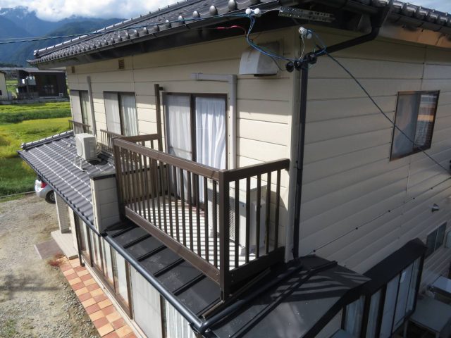 駒ヶ根市T邸雨樋交換完成