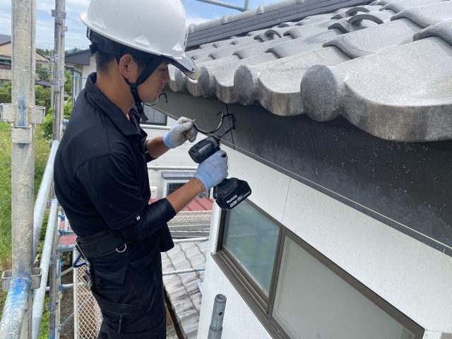 南箕輪村Y邸雨樋交換