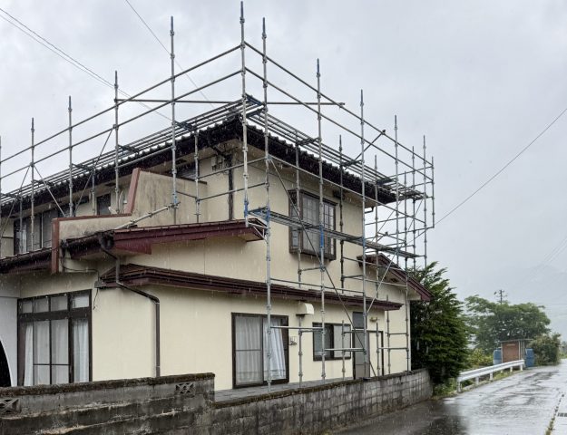 木曽郡木祖村O邸足場